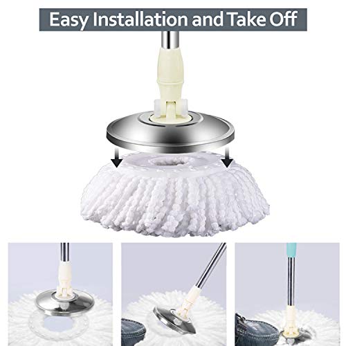 Metal Disc Replacement for Tsmine Spin Mop Bucket System