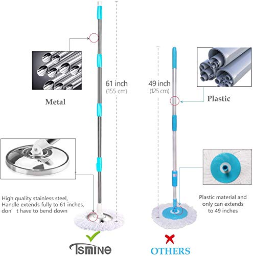 61" Pole Handle for Tsmine Spin Mop System